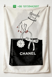 Chanel Throw Blankets